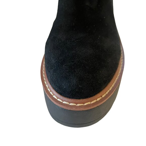 Blondo $230 Waterproof Black Suede Grega Knee High Boot Sz 7 M NEW - Picture 5 of 9